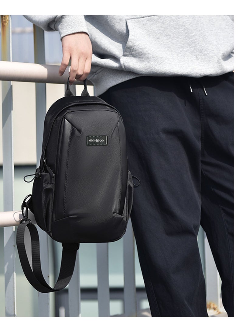 HIKE Unisex Durable Cross-body Bag Water Resistant Anti-Theft Unisex Sling bag for Travel School College Business Shopping Outdoor, HK3321, Blue - Image 4
