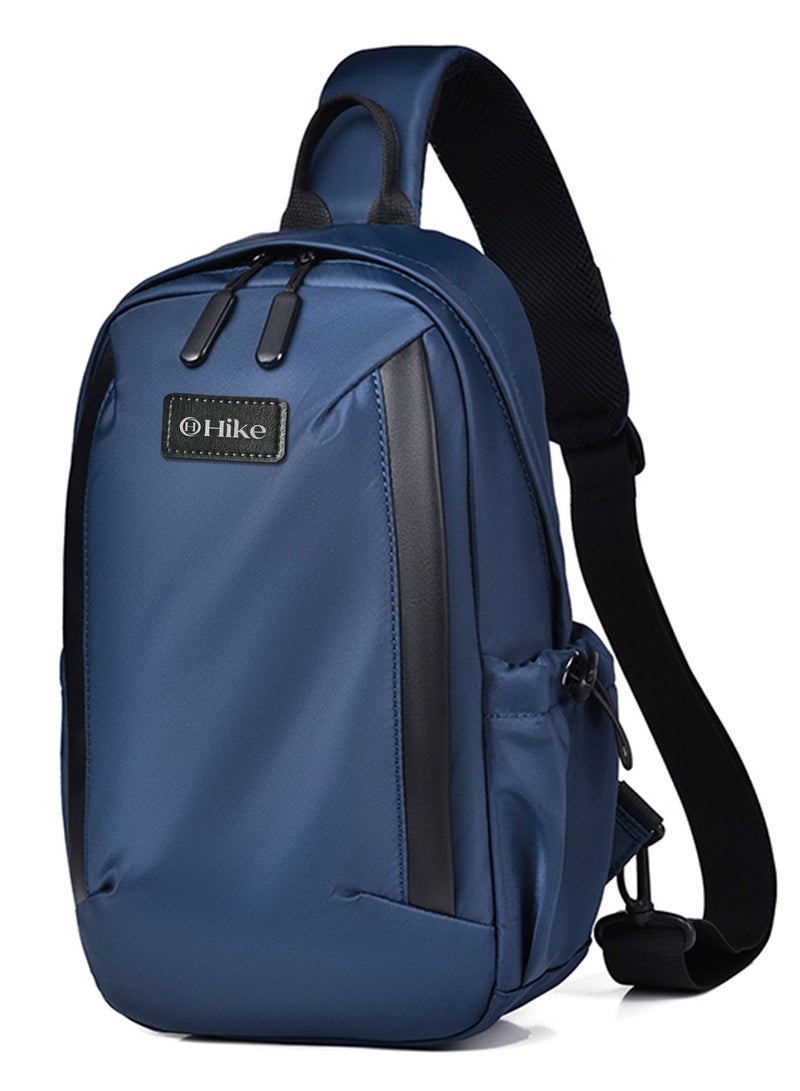 هايك Hike Unisex Durable Cross-body Bag Water Resistant Anti-Theft Unisex Sling bag for Travel School College Business Shopping Outdoor, HK3321-BLUE - Image 1