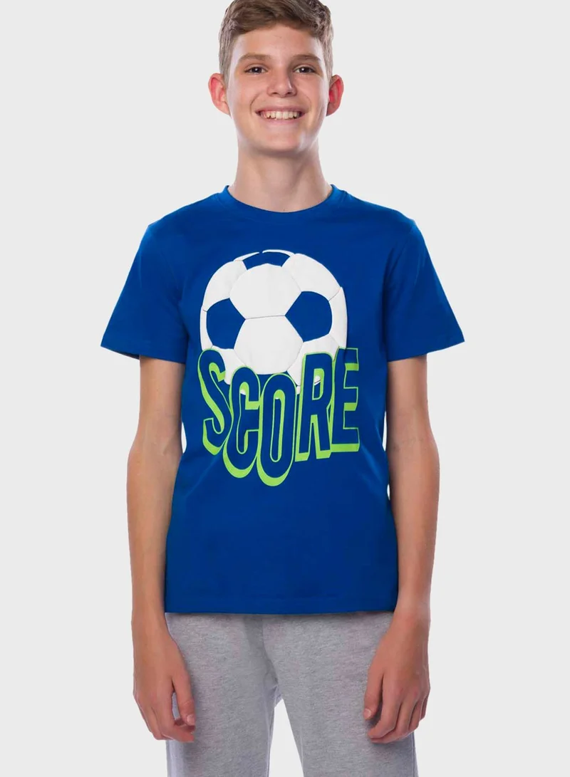 RB Youth Football Print T-Shirt