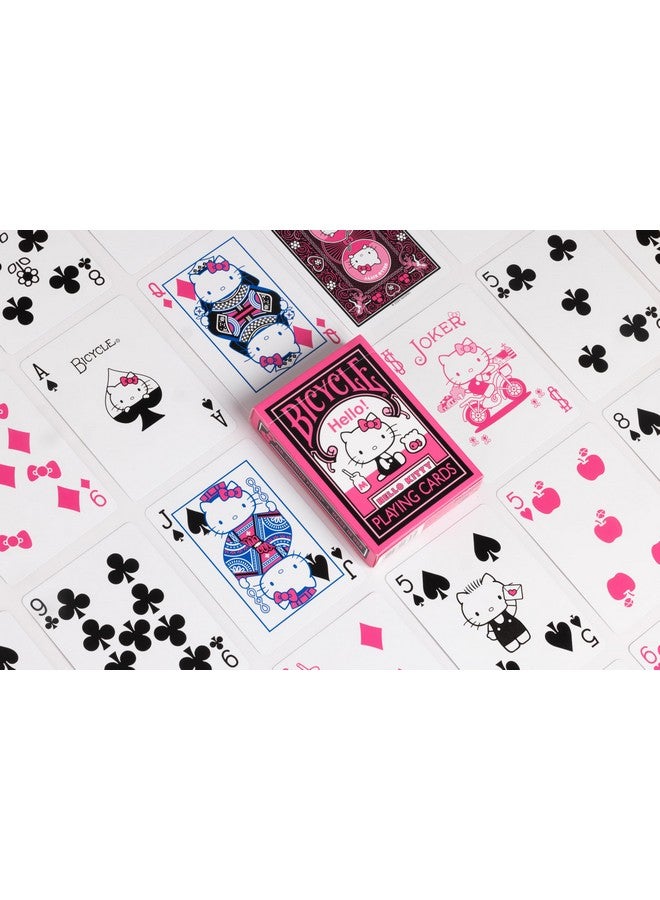 Bicycle Hello Kitty Playing Cards, Black & Pink, 1 Deck - Image 2