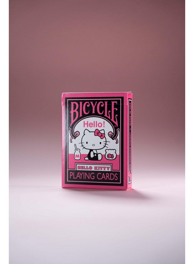 Bicycle Hello Kitty Playing Cards, Black & Pink, 1 Deck - Image 4