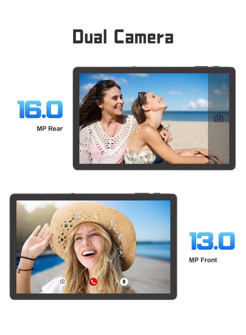 سي آيديا 10.36 Inches Android Tablets, 8GB RAM 1TB ROM 10000mAh Battery Tablet with Dual SIM, CM10016 Plus Black - Image 5