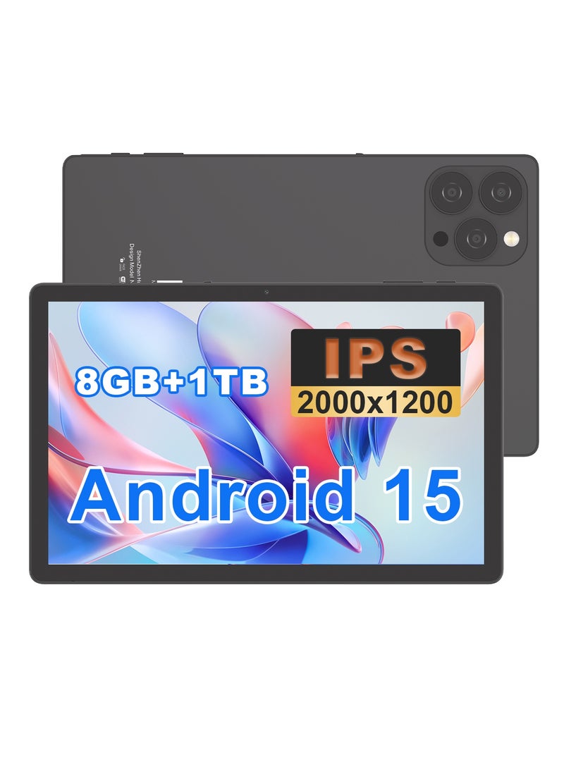 سي آيديا 10.36 Inches Android Tablets, 8GB RAM 1TB ROM 10000mAh Battery Tablet with Dual SIM, CM10016 Plus Black - Image 2