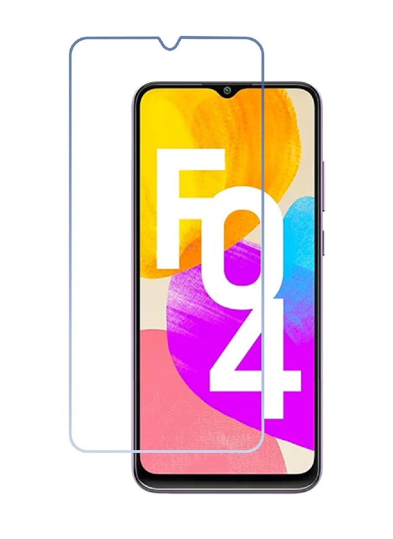 Super Tempered Glass Screen Protector Clear Designed For Samsung Galaxy F04 Full Screen Coverage And Bubble Free - Image 1