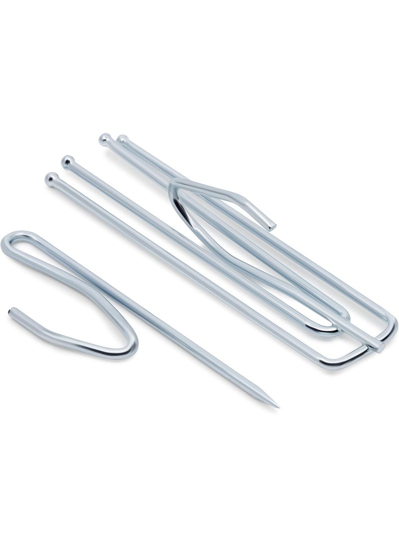 Dritz Dritz Home 44323 Short Neck Pleater Drapery Hooks 14Piece  Silver  - Image 2