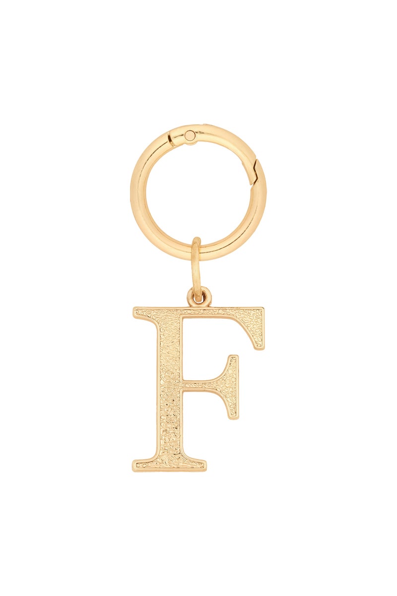 Lavie Women's Charm Alphabet Name F (Gold) - Image 1