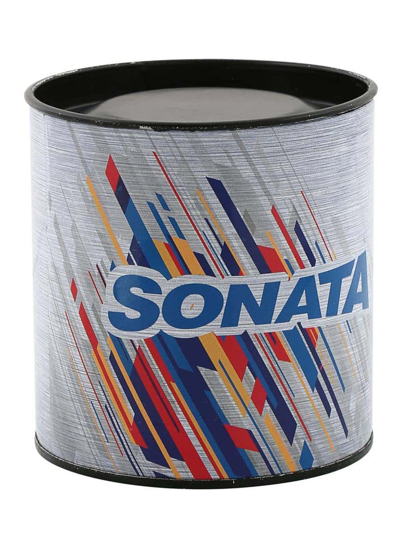 Sonata Men's Analog Round Shape Stainless Steel Wrist Watch 77106SM05 - 49.7 Mm - Image 5