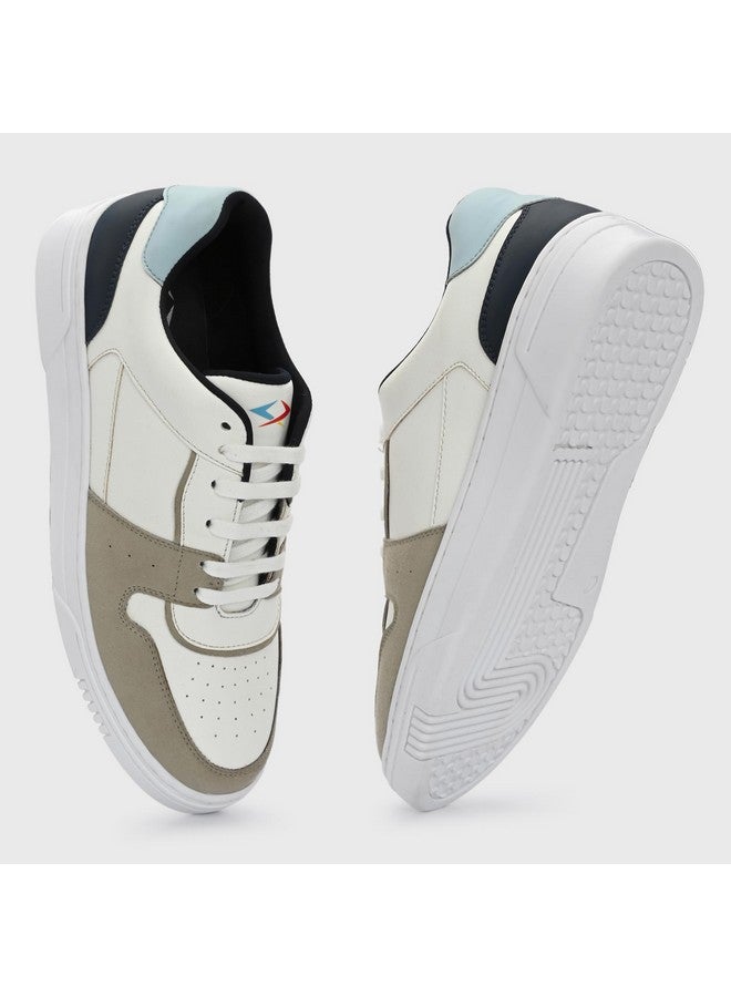 Cruiser Men's Atlas White-Blue Sneakers_9 UK (2512-2) - Image 4