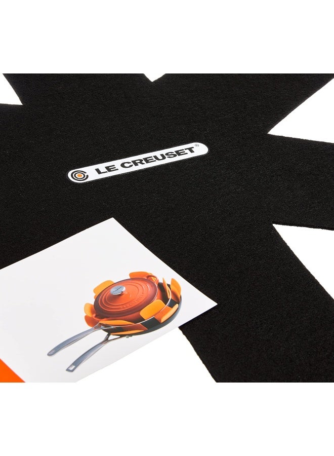 Le Creuset Le Creuset Felt Pan Protectors Set of 3 16 Diameter Black  - Image 3