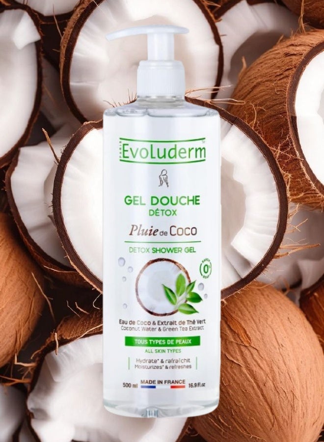 إيفو لوديرم 9 قطع جل الاستحمام إيفولوديرم بلوي دي كوكو ديتوكس 500مل - Image 2