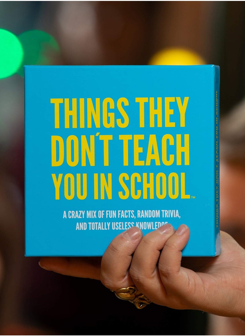 NIBEMINENT Hygge Games Things They Don't Teach You in School Party Trivia Game  - Image 3