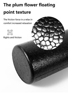 QUTOOB High Density Foam Roller for Back Pain Relief, Yoga, Exercise, Physical Therapy, Muscle Recovery and Deep Tissue Massage, For Pre and Post Workout Muscles Massage, Extra Firm Foam Yoga Roller Of 30 Cm  - Image 4