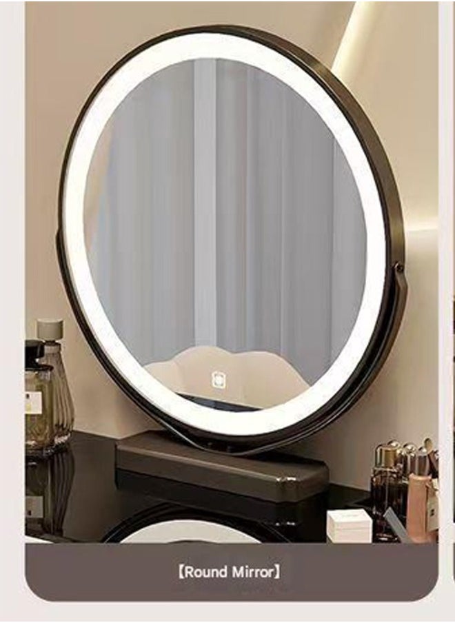 keke Makeup Vanity Table Dressing Table Flip Mirror With Drawers And Chair 100 CM  - Image 4