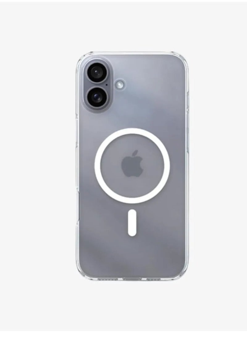 COMMA iPhone 16 MagSafe Clear Case Drop and Scratch Resistant Made of Anti-Bacterial Layer, Magnet and PC to Ensure Long-Lasting Strength and Durability - Image 1