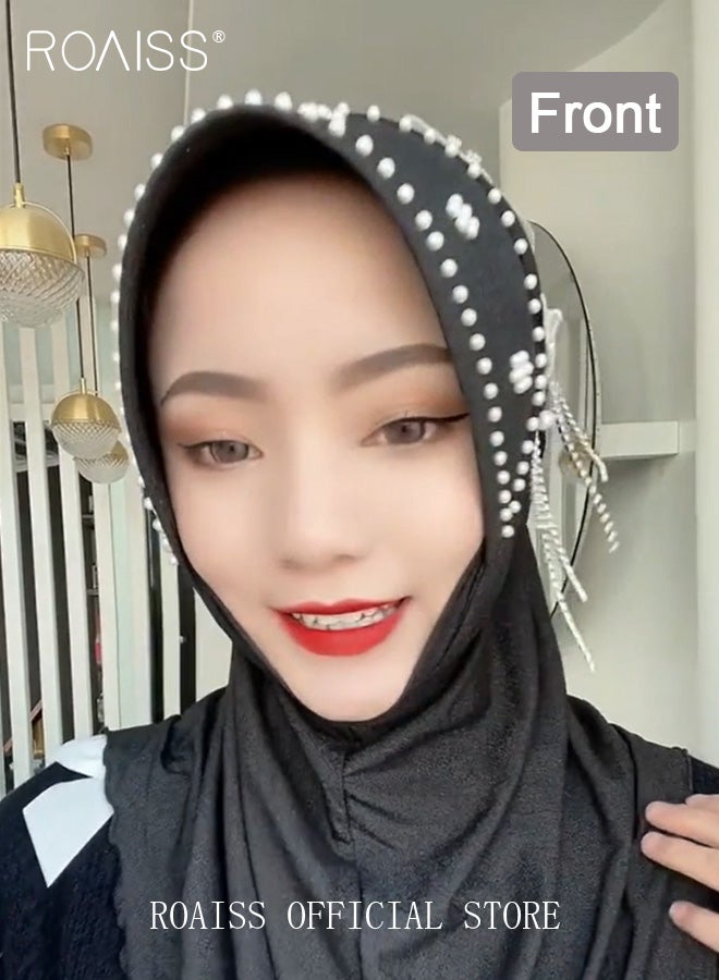 رويس شال مع زينة شرابة على شكل فراشة لسهولة الارتداء والخلع  - Image 2