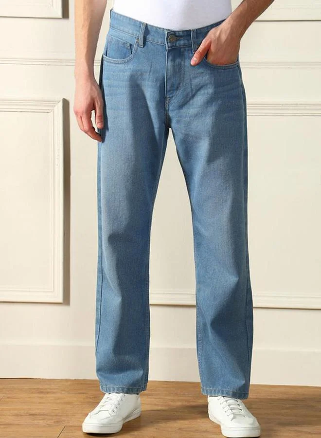 Dennis Lingo Dennis Lingo Mid Rise Relaxed Fit Clean Look Jeans