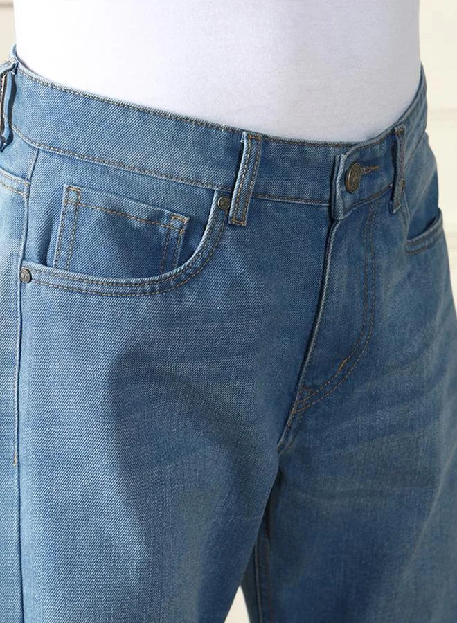 Dennis Lingo Dennis Lingo Mid Rise Relaxed Fit Clean Look Jeans