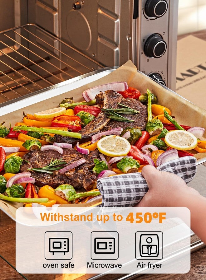 SMARTAKE 200 Pcs Unbleached Parchment Paper Baking Sheets, 13x18 Inches Non-Stick Precut, for Baking, Grilling, Air Fryer, Steaming, Bread, Cup Cake, Cookie and More - Image 3