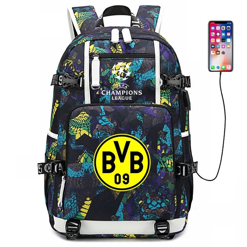 New Fashion Football Team Printed Backpack for Sports and School - Image 1
