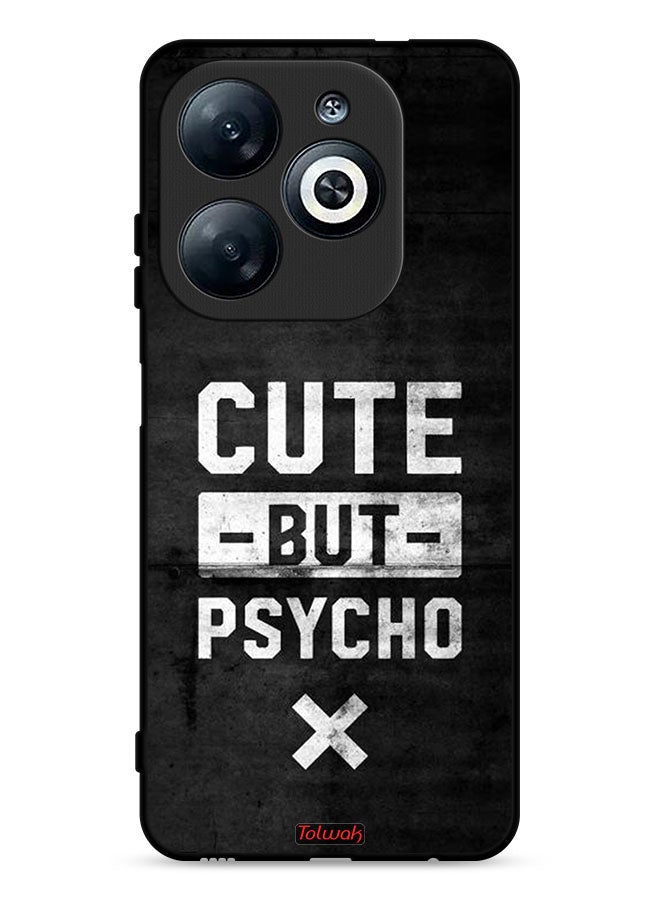Tolwak Infinix Smart 8 4G Protective Case Cover Cute But Psycho - Image 1