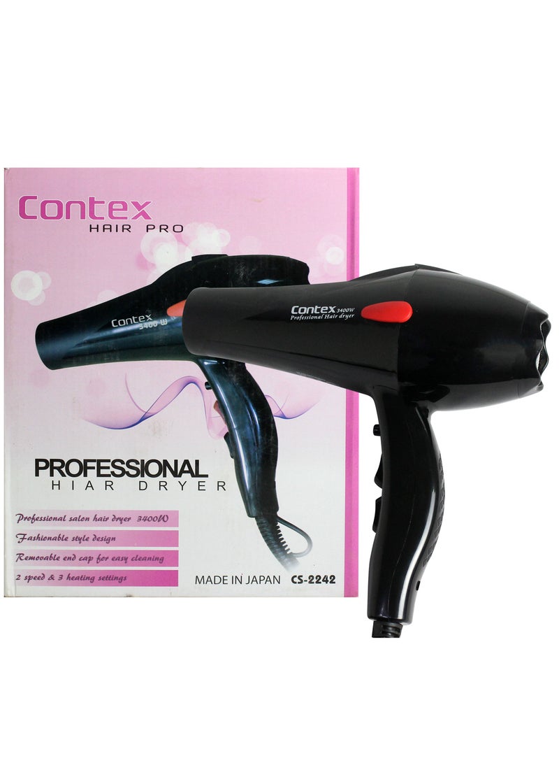 Contex Professional hair dryer black/red - Image 5