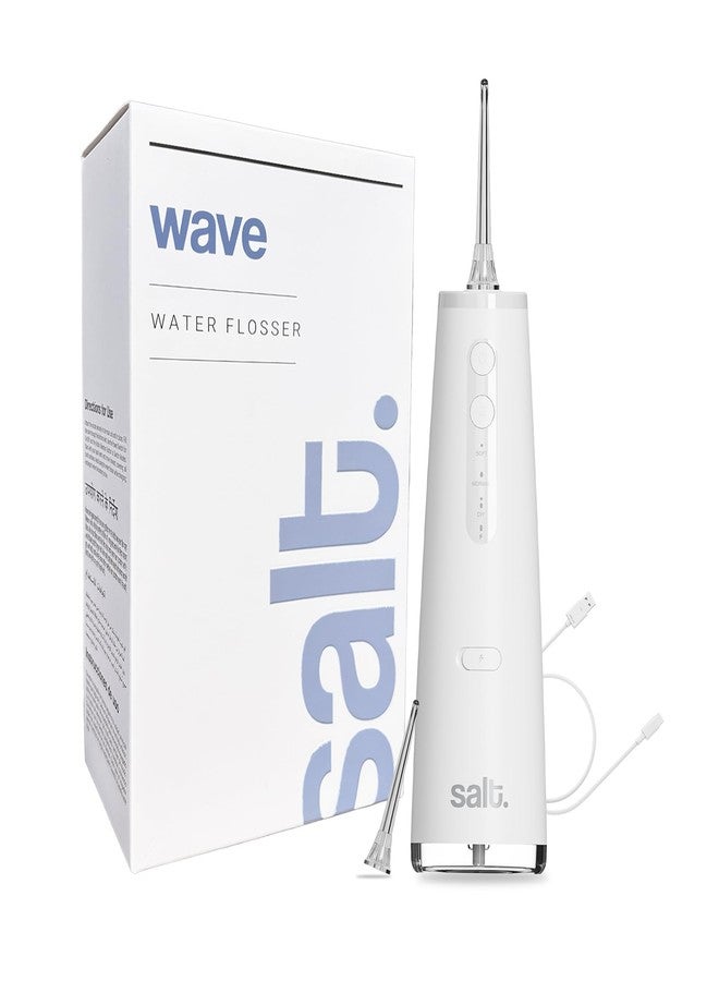 Salt. Oral Care Wave Portable Water Flosser | 2 Years Warranty | Wireless Flosser with 3 Modes & 360° Nozzle | 230ml Tank, IPX7 Waterproof, 800mAh Battery | Deep Cleaning for Teeth & Gums - Image 1