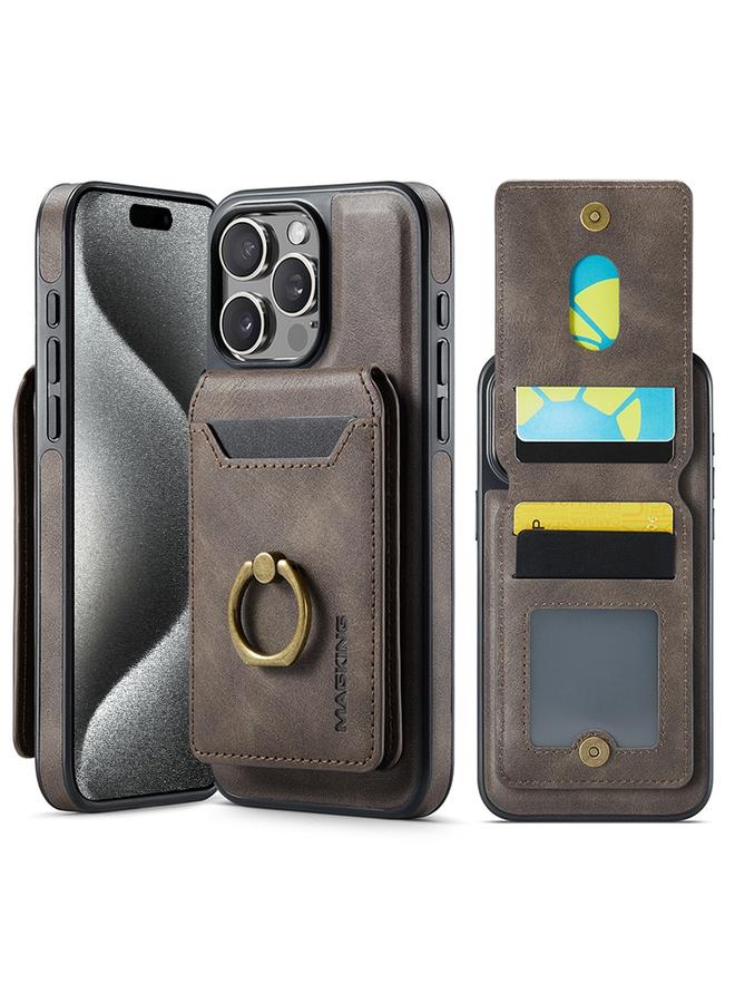 Dg Ming Case For iPhone 15 Pro Max K1 MagSafe Detachable Wallet RFID Back Cover Phone Case - Image 1