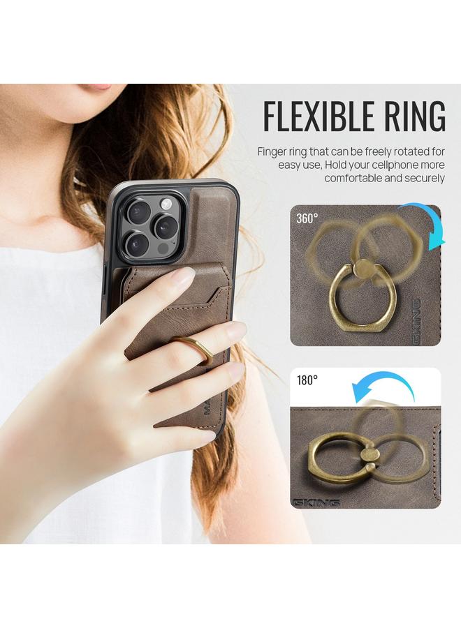 Dg Ming Case For iPhone 15 Pro Max K1 MagSafe Detachable Wallet RFID Back Cover Phone Case - Image 5
