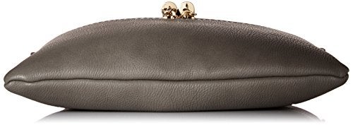 DELUXITY Lightweight Medium Crossbody Bag with Tassel (Grey) - Image 4