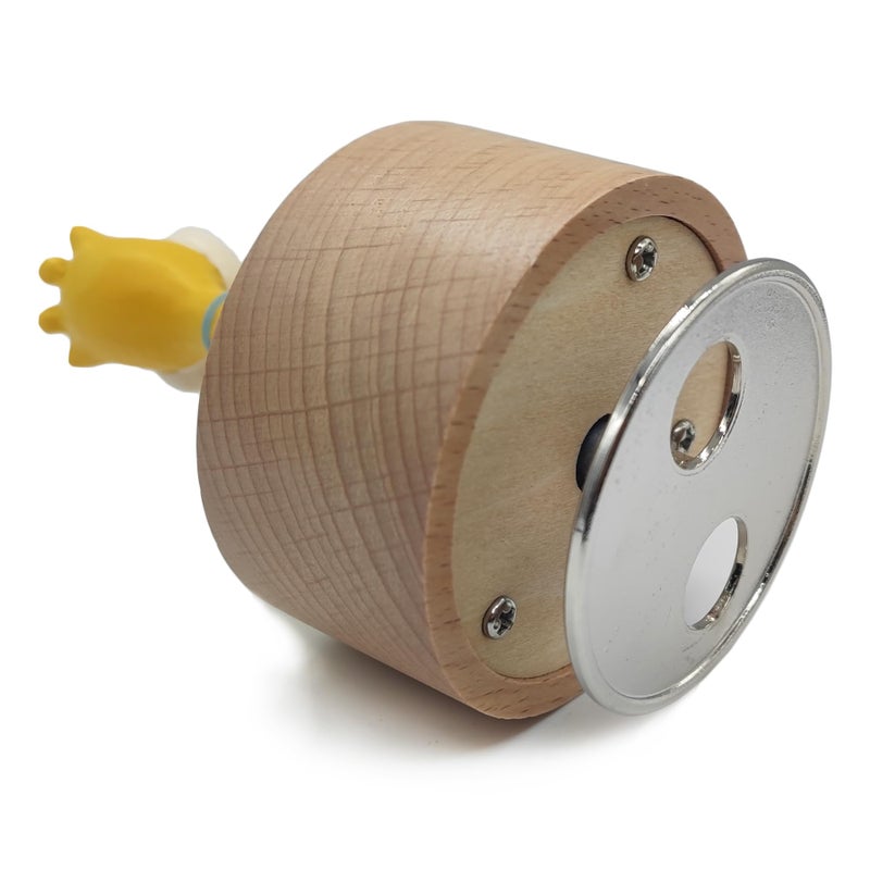 falado Mini Wooden Animal Rotary Music Box with Cute Giraffe Ornament (You are My Sunshine.) - Image 5