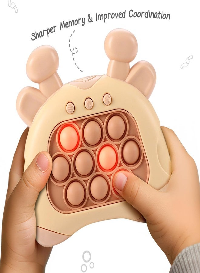 FIRSTCRY INTELLISKILLS جهاز ألعاب Intelliskills Pop & Play المحمول للأطفال، لعبة تفاعلية تعمل بالضغط والتشغيل للأولاد والبنات من عمر 3 سنوات فما فوق، لعبة موسيقية مضيئة وصوتية، 4 أوضاع، مناسب للسفر، حاصل على شهادة BIS، صديق للبيئة، مثالي كهدية - Image 3
