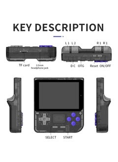 Powkiddy V10 Handheld Retro Game Console, IPS OCA Full Screen Non Slip Retro Game Device, Lightweight Portable Classic Video Game Console With 5500 Plus Games Preloaded, (1pc Beige, 64GB)  - Image 4
