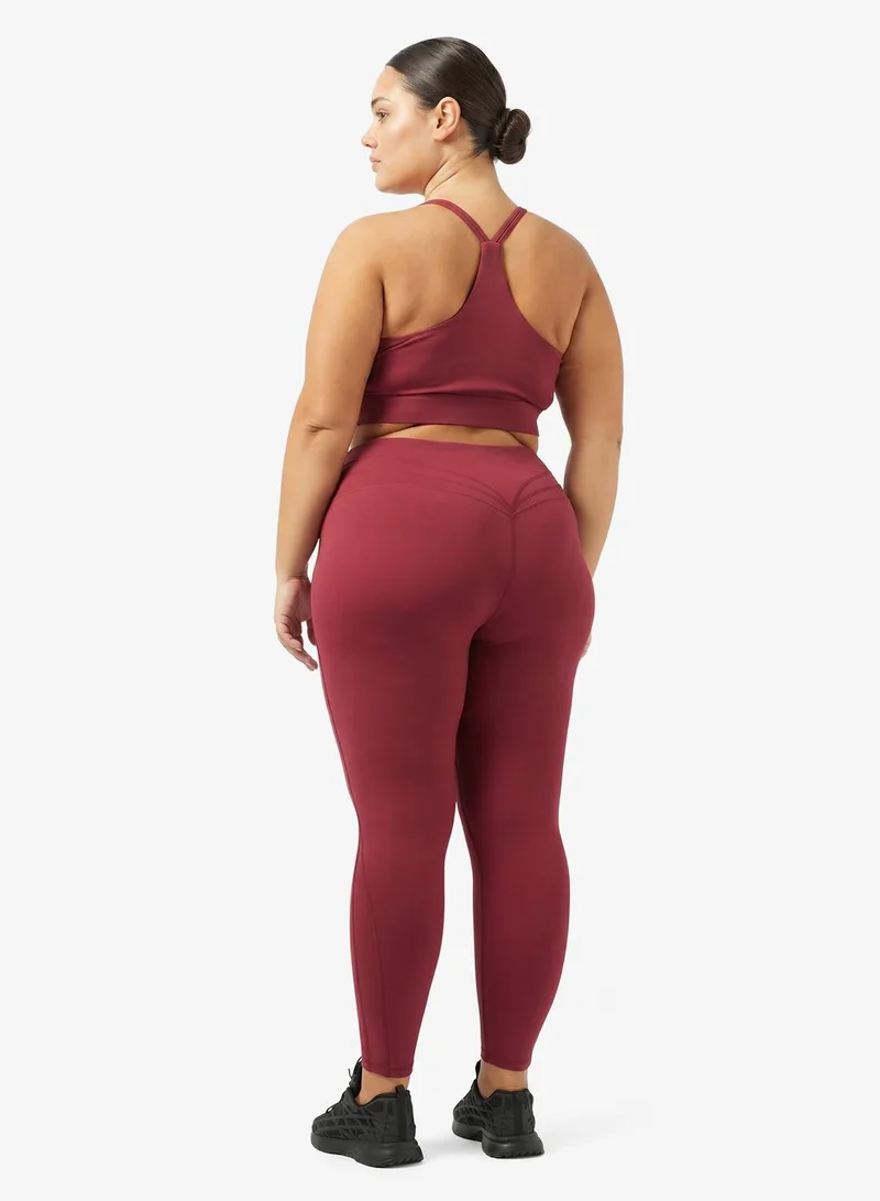 FRWD  FRWD Plus Seamless Racer Back Sports Bra & High Rise Leggings Set for Women | Best Price UAE
