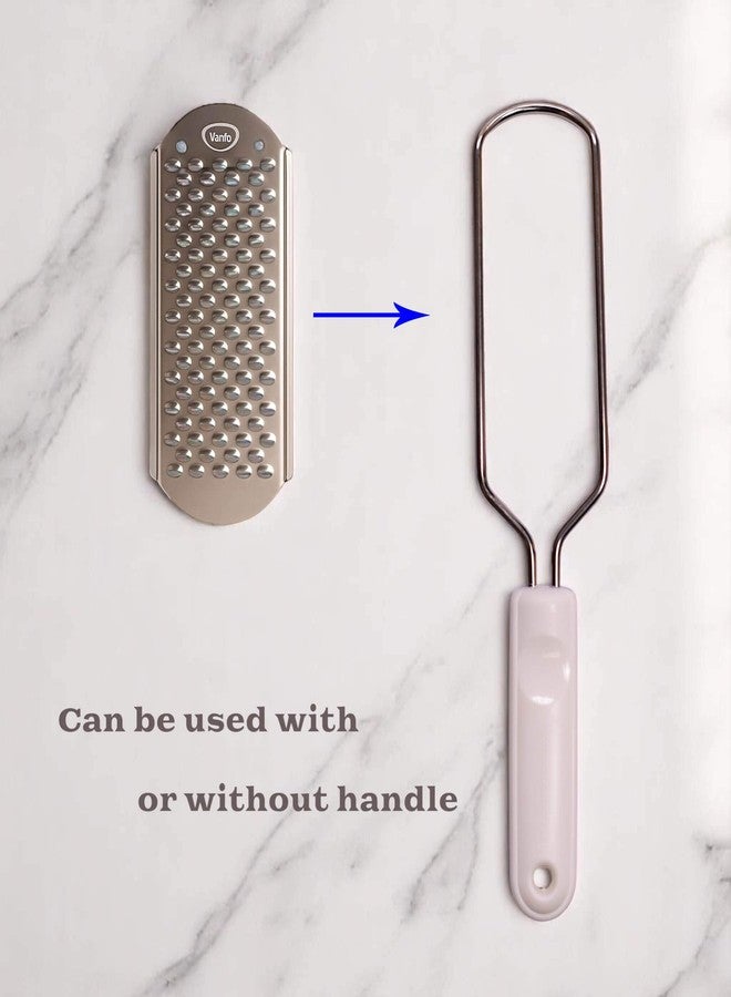 Vanfa Rasp Foot File Scrubber Callus remover (Replacement Blades 5_pack Item #79018) - Image 2