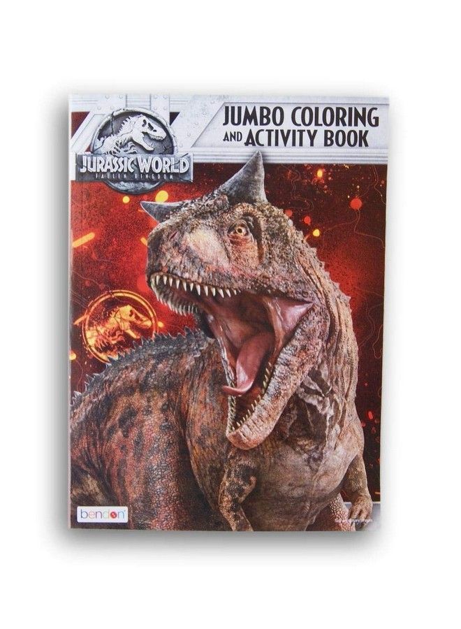 Bendon Lazy Days Jurassic World Fallen Kingdom Jumbo Coloring And Activity Book 96 Pages - Image 1