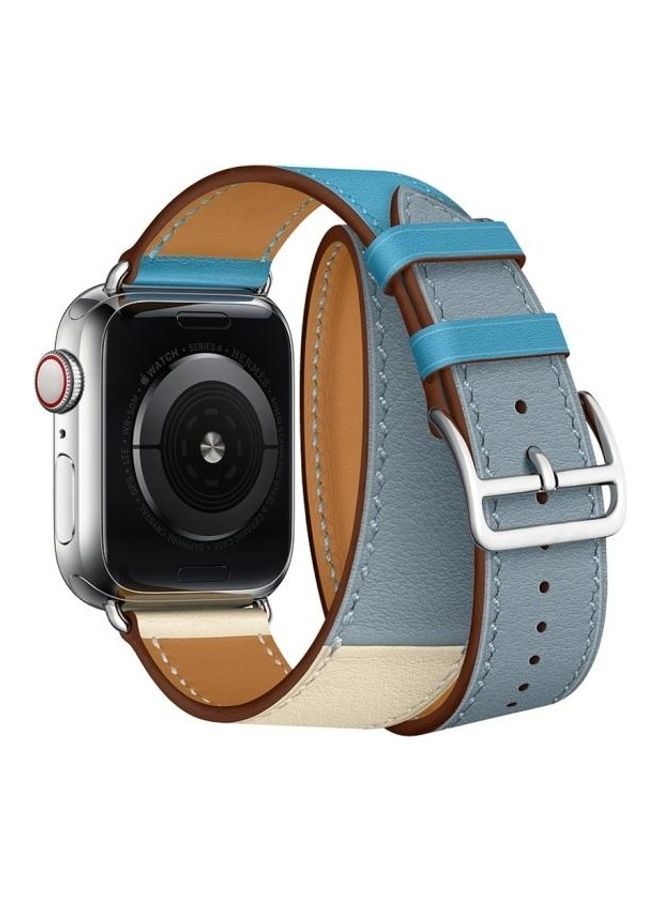 NIBEMINENT Two Colour Double Loop Watchband For Apple Watch Series 3 & 2 1 38Mm Multicolour - Image 3