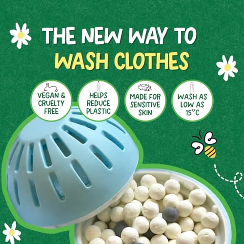 Ecoegg Laundry Egg | Detergent & Fabric Conditioner Replacement | Solid | Non Bio, No Enzymes, Phosphates, Bleach (Fresh Linen) - Image 4