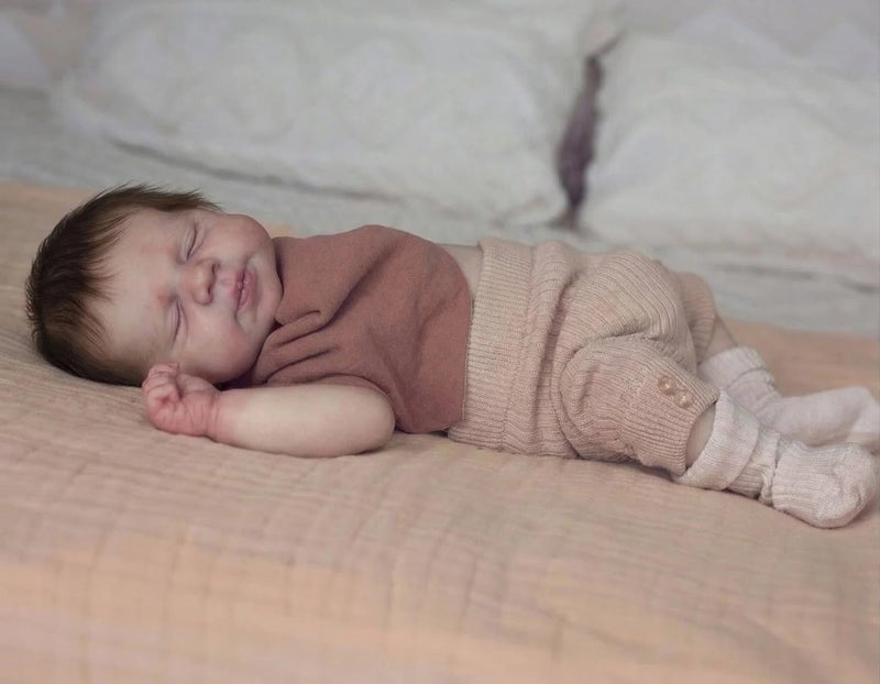 Zero Pam Reborn Baby Dolls Silicone Full Body19 Realistic Baby Doll Anatomically Correct Boy Sleeping Lifelike Babys Doll Real Life Babys Dolls Silicone Babies for Girls with Accessories - Image 3