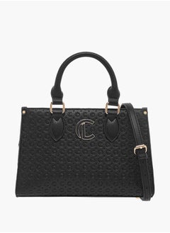 Le Confort Monogram Embossed Tote Bag with Handles and Adjustable Straps  - Image 1