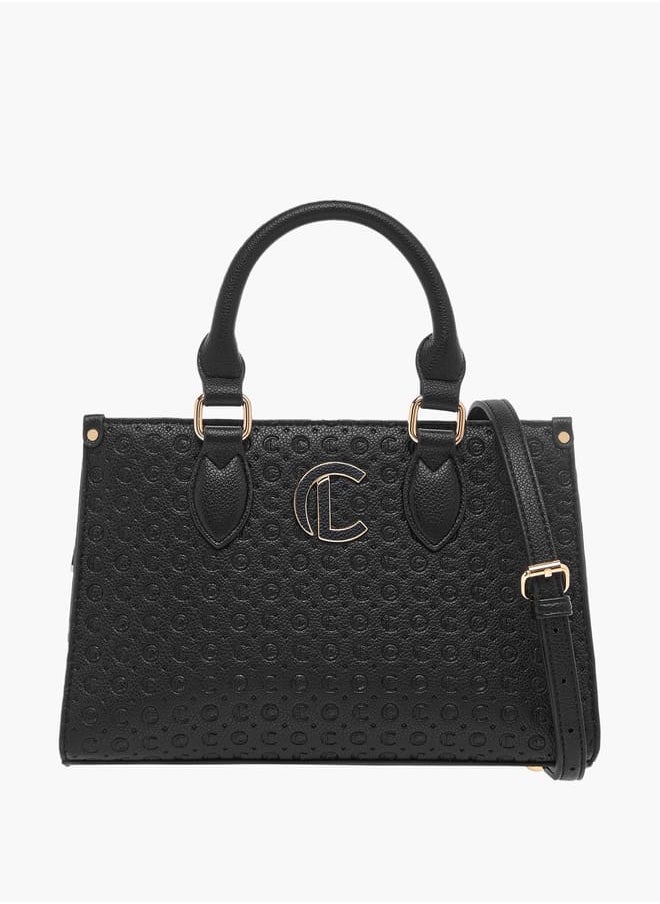 Le Confort - Monogram Embossed Tote Bag with Handles and Adjustable Straps - Image 1