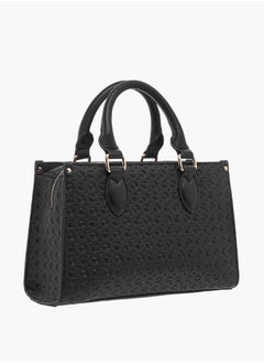Le Confort Monogram Embossed Tote Bag with Handles and Adjustable Straps  - Image 3