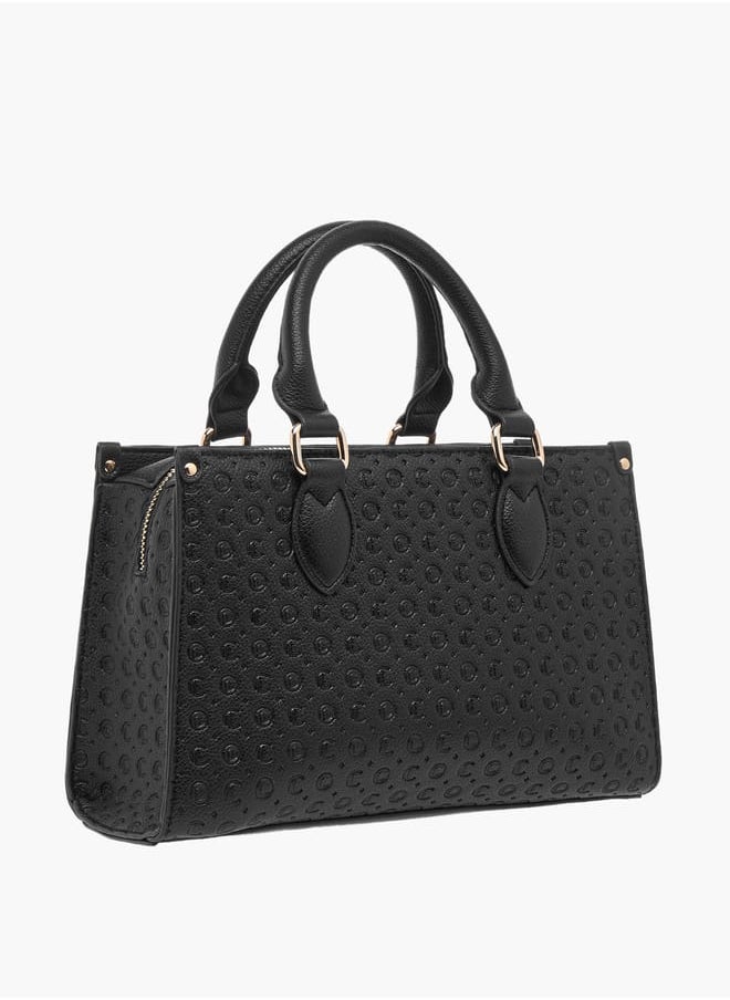 Le Confort - Monogram Embossed Tote Bag with Handles and Adjustable Straps - Image 1