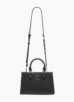Le Confort Monogram Embossed Tote Bag with Handles and Adjustable Straps  - Image 2