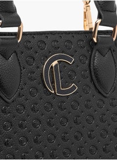 Le Confort Monogram Embossed Tote Bag with Handles and Adjustable Straps  - Image 4