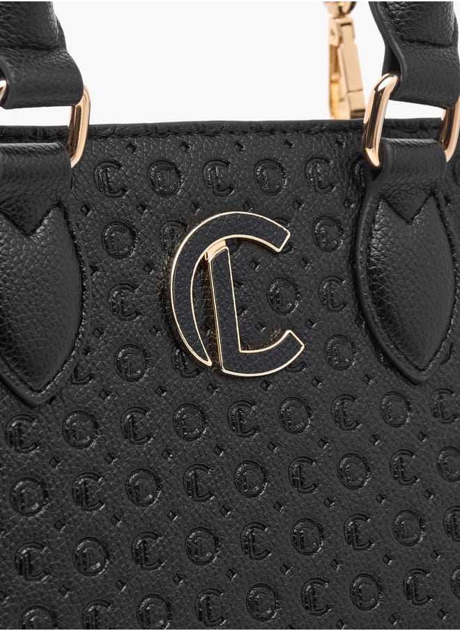 Le Confort - Monogram Embossed Tote Bag with Handles and Adjustable Straps - Image 1