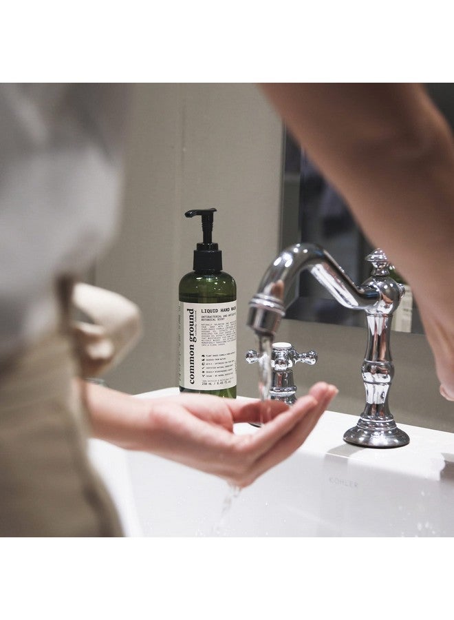 COMMON GROUND All Natural Hand Wash Soap - Paraben & Cruelty Free - Daily - Organic, Vegan, Plant-Based, Avocado Oil - For All, Men, Women, Eczema, Sensitive Skin 8.4 Fl Oz (3 Pack) - Image 3