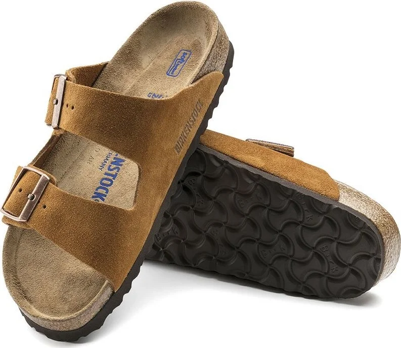 بيركنستوك Arizona Sfb Vl Brown Unisex Slippers 1009527-491