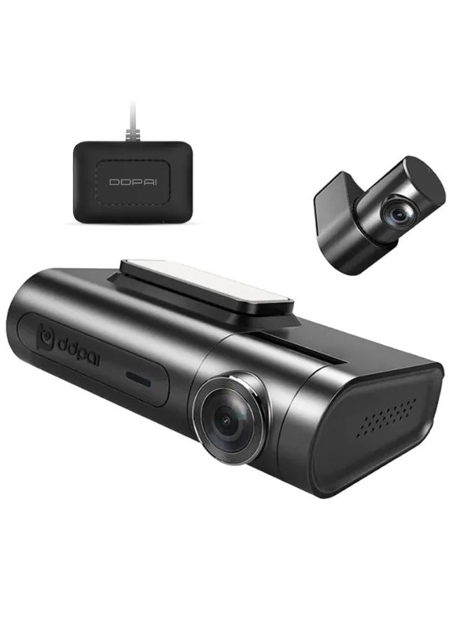 Front 2K & Rear 1080P | Remote Monitoring 4G Dash Cam | DDPAI X2S Pro 4G