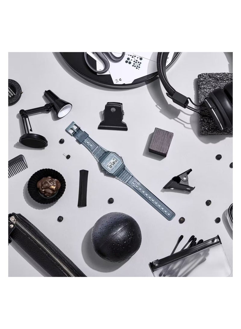 كاسيو ساعة كاسيو للجنسين - رقمي بسوار راتنج - F-91WS-8DF - Image 3