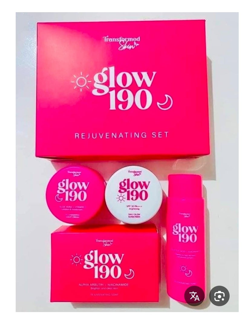 مجموعة تجديد البشرة جلو 190